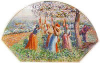 Peasants Planting Pea Sticks