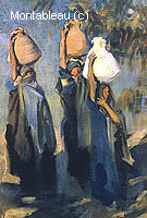 Bedouin Women Carrying Water