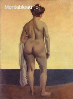 Baigneuse vue de dos