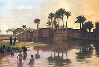 Bathers by the Edge of a River