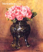 Roses in a China Vase