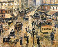Place du Havre, Paris, sous la Pluie