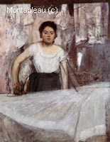 Woman Ironing