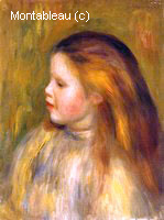 Head of a Little Girl in Profile
