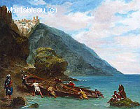 View of Tangier from the Seashore
