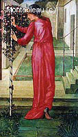 The Garland a Girl Tending Flowers