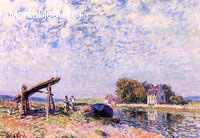 The Loing at Saint-Mammes