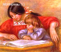 Leontine and Coco (Claude Renoir)