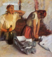 Laundry Girls Ironing
