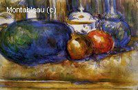 Still Life with Watermelon and Pomegranates