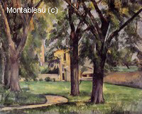 Chestnut Tree and Farm at Jas du Bouffan