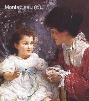Mrs George Lewis and Her Daughter Elizabeth