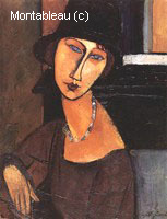 Jeanne Hebuterne with Hat and Necklace