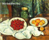 Still Life with a Plate of Cherries (Cherries and Peaches)