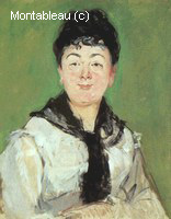 Portrait d'une Dame avec un Fichu Noir