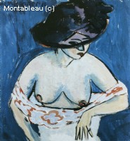 Nude with hat