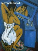 Woman in front of a miror