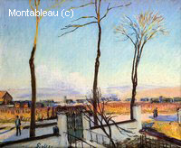 The Effect of Snow at Moret