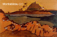 The Ile de la Douane, the Mouthe of the Trieux River