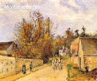 La Diligence sur la Route d'Ennery à l'Hermitage, Pontoise