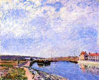 The Barge Port and Saint-Mammes