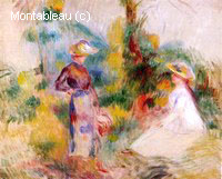 Two Women in a Garden