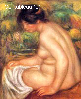 Seated Nude in Profile (Gabrielle)