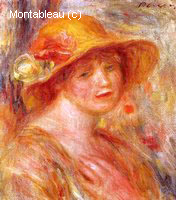 Woman in a Straw Hat