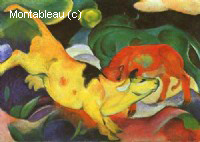 Cows (red, yellow, green)
