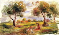 Landscape with Figures at Cagnes
