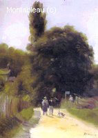 Two Figures in a Landscape