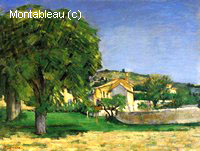 Chestnut Tree and Farm at Jas du Bouffan