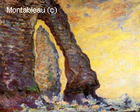 The Rock Needle Seen through the Porte d'Aval