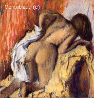 Woman Drying Herself