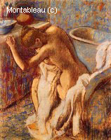 Woman Drying Herself