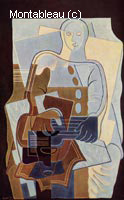 Pierrot with Guitar