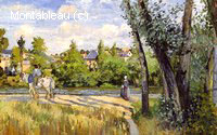 Paysage, Soleil Lumineux, Pontoise