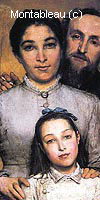 Portrait of Aime Jules Dalou, his Wife and Daughter