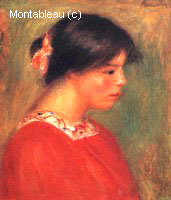 Head of a Woman in Red
