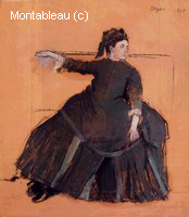 Femme sur un Canapé