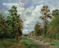 La Route vers Louveciennes
aux Abords de la Forêt