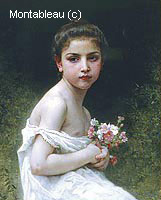 Little Girl with Bouquet