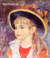 Young Girl in a Blue Hat