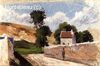 Une Rue à l'Hermitage, Pontoise