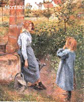 Jeune Femme et Enfant au Puit