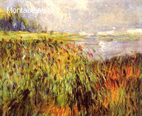 Bulrushes on the Banks of the Seine