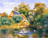 The Pond with Geese