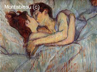 Dans le Lit, le Baiser