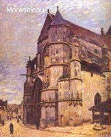 The Church at Moret, Winter