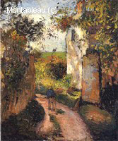 Un Paysan dans une Ruelle à l'Hermitage, Pontoise